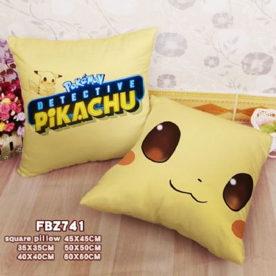 Detective Pikachu Square universal double-sided fu