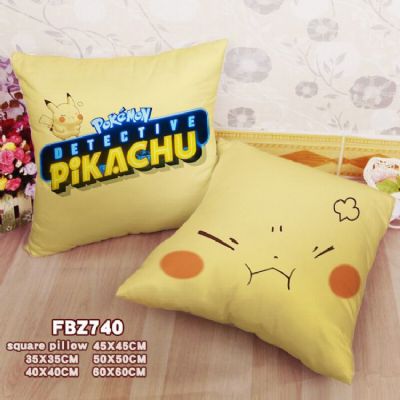 Detective Pikachu Square universal double-sided fu