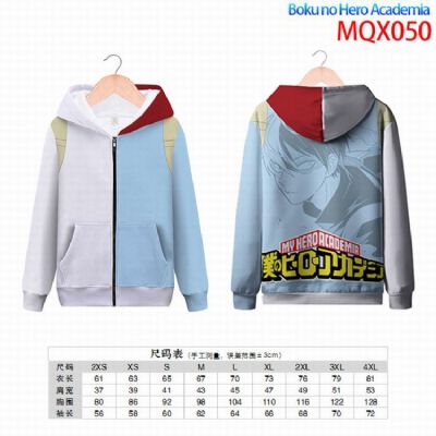 My Hero Academia Full color zipper hooded Patch po