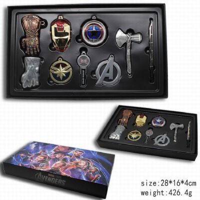 The Avengers Suit Necklace pendant Keychain pendan