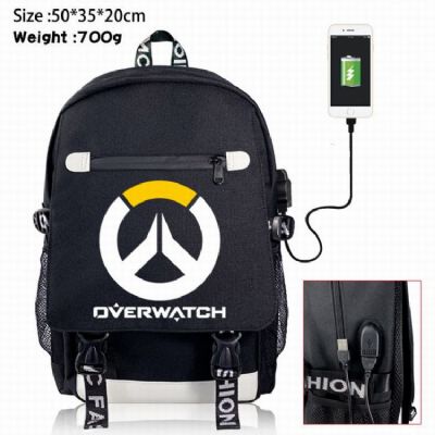 Overwatch Canvas Data line Backpack Bag
