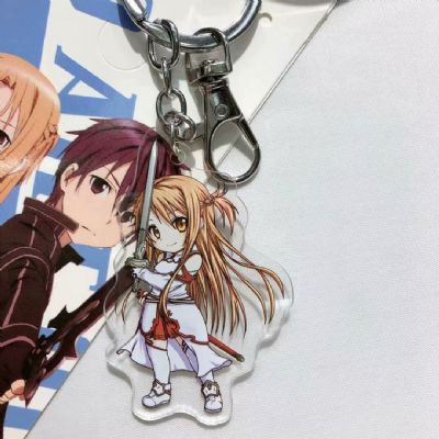 sword art online anime keychain