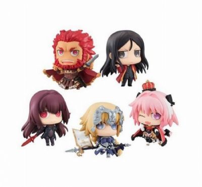 Fate stay night a set of 5 Boxed Figure Decoration