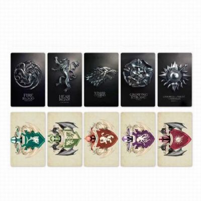 Game of Thrones Card stickers 