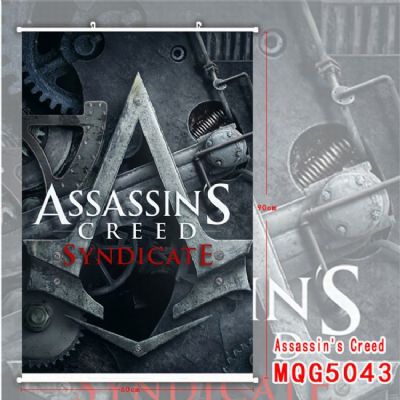 Assassin Creed White Plastic rod Cloth painting Wa