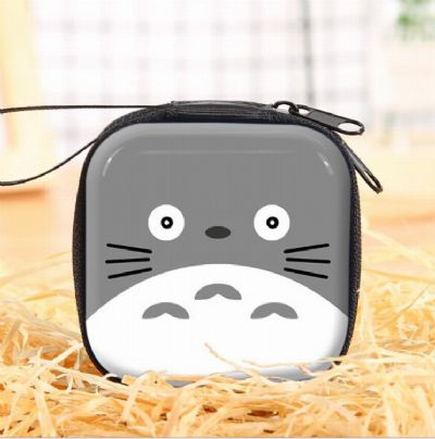 TOTORO Coin purse headphone bag storage box Wallet