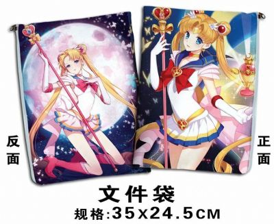 sailormoon anime file bag