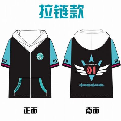 Hatsune Miku Short Sleeve T-Shirt Hoodie