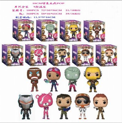 Fortnite POP 9 models Boxed Figure Decoration 