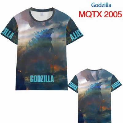 Godzilla Full color printed short sleeve t-shirt