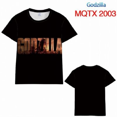 Godzilla Full color printed short sleeve t-shirt
