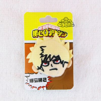 My Hero Academia Plush doll Brooch pin badge 