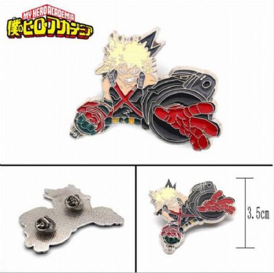 My Hero Academia Alloy Brooch pin badge