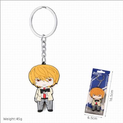 Death note Double-sided soft rubber Keychain penda