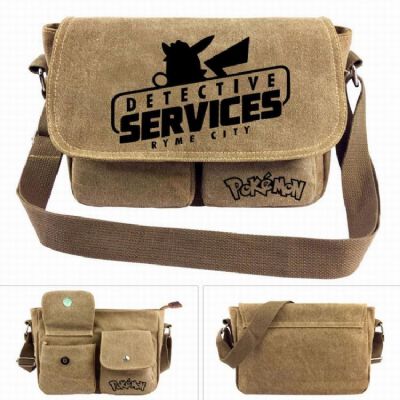 Pikachu Canvas Shoulder Satchel Bag Handbag
