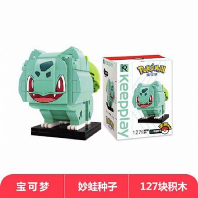 Pokemon Bulbasaur Contains 127 pieces of granular 