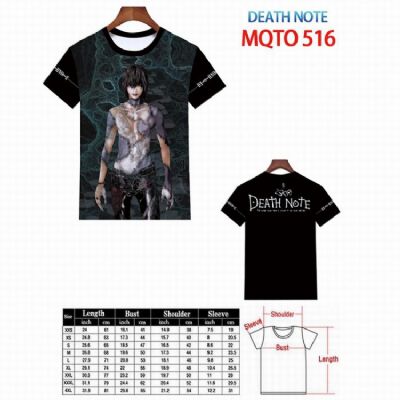 Death note Full color printed short sleeve t-shirt