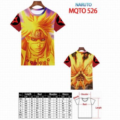 Naruto Full color printed short sleeve t-shirt