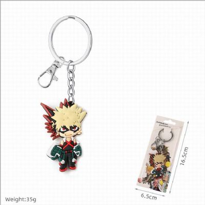 My Hero Academia Double-sided soft rubber Keychain