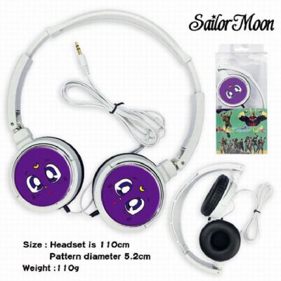 Sailormoon Headset Head-mounted Earphone Headphone