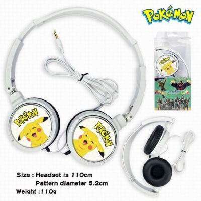 Pokemon Headset Head-mounted Earphone Headphone 11