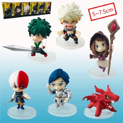 My Hero Academia anime figure set