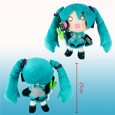 miku.hatsune anime plush doll