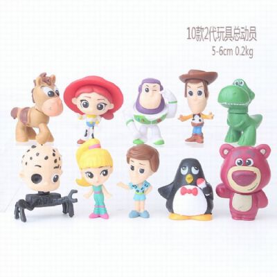 Toy Story a set of ten Bagged Figure Decoration Mo