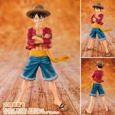 F.zero One Piece Luffy Ten people straw hat group 