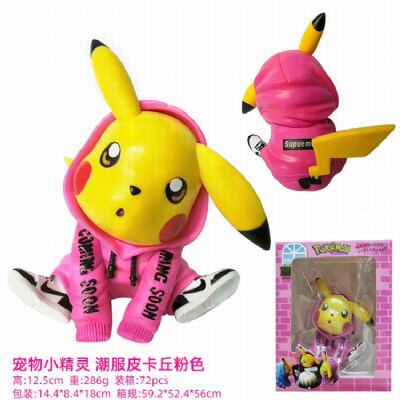 Pokemon Tide suit Pikachu pink Boxed Figure Decora