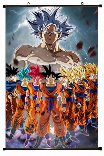 Dragon Ball Plastic pole cloth painting Wall Scrol