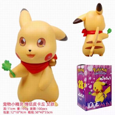 Pokemon Couple Pikachu Female Boxed Figure Decorat