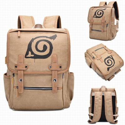 Naruto PU Waterproof material backpack 29X12X38CM