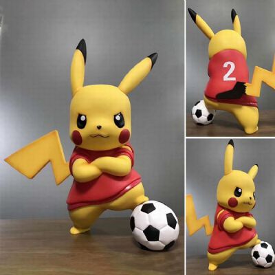 Football pioneer Pikachu Red Boxed Figure Decorati