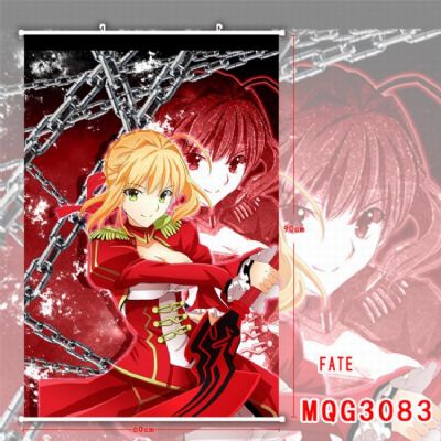 Fate Stay Night White Plastic rod Cloth painting W