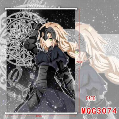 Fate Stay Night White Plastic rod Cloth painting W