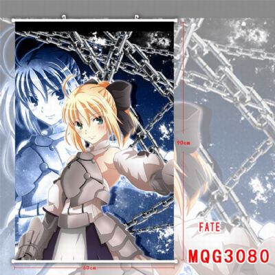 Fate Stay Night White Plastic rod Cloth painting W