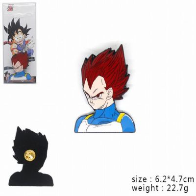 DRAGON BALL vegeta Brooch 6.2X4.7CM 22.7G