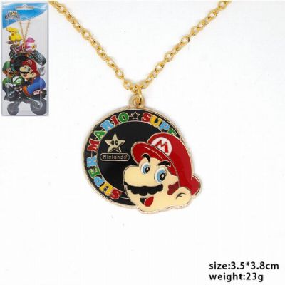 Super Mario Necklace 3.5X3.8CM 23G