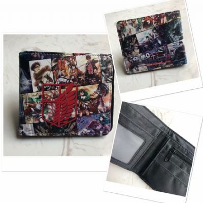 attack on titan anime wallet