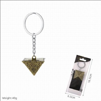 Yugioh Bronze Millennium Building Pendant Keychain