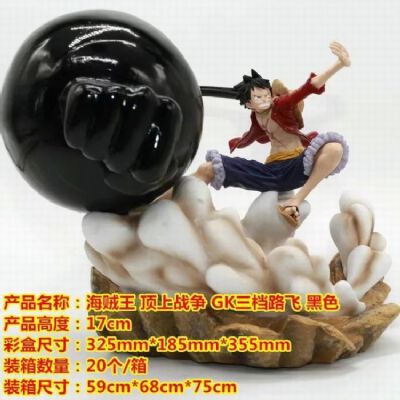 One Piece GK Luffy black Boxed Figure Decoration M