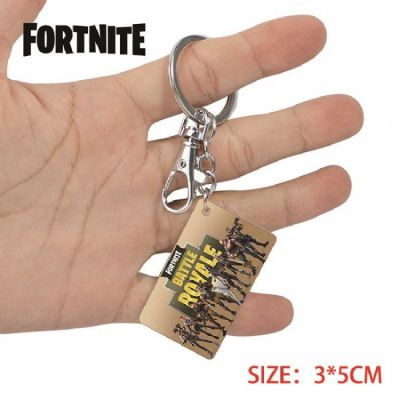 Fortnite-8 Anime Acrylic Color Map Keychain Pendan