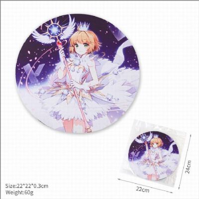 Card Captor Sakura Round Non-slip Mouse pad 22CM