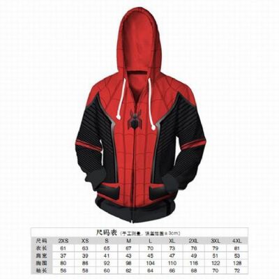 Spider Man Far From Home Hoodie zipper sweater coa