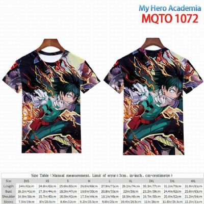 My Hero Academia full color short sleeve t-shirt