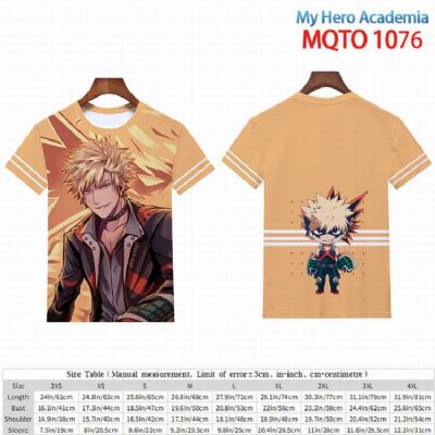 My Hero Academia full color short sleeve t-shirt