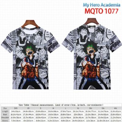 My Hero Academia full color short sleeve t-shirt