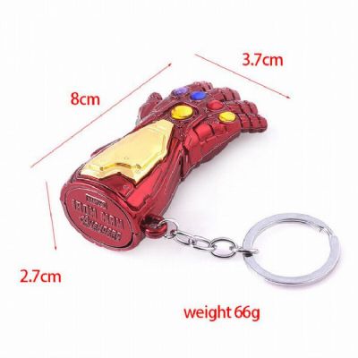 Iron Man red Gloves Keychain pendant price for 5 p