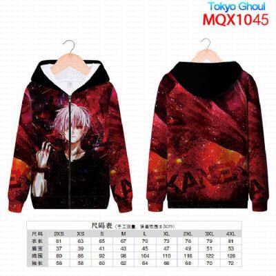 Tokyo Ghoul zipper Patch pocket Coat Hoodie